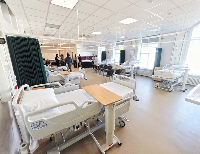 Image -    Froebel Ward   
   Our on-campus&nbsp;  CSC,  &nbsp;set up as a hospital ward&nbsp;  for our students  .   