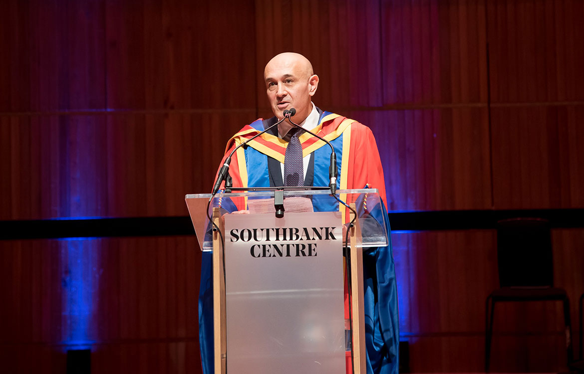 Image - Professor Jim Al-Khalili awarded honorary doctorate at the University’s winter graduation