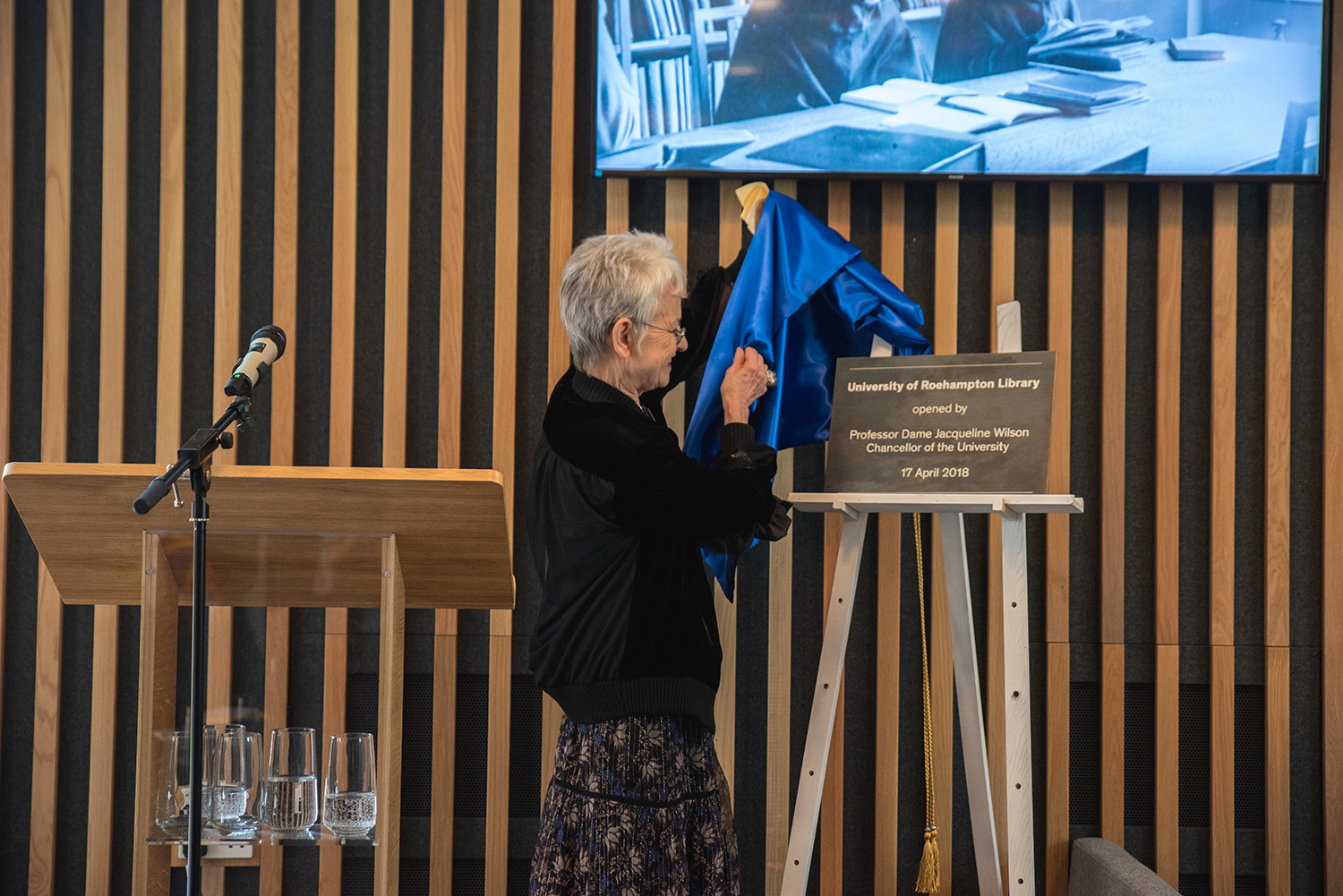 Image - New Library officially opened by University’s Chancellor, Dame Jacqueline Wilson